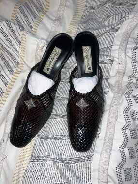 Brighton “Abby” mules. Size 8.